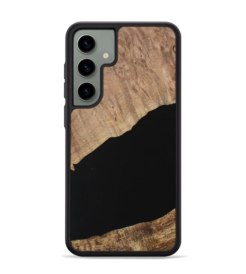 Galaxy S24 Plus Wood Phone Case - Illya (Pure Black, 730764)