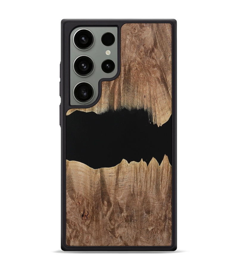 Galaxy S24 Ultra Wood Phone Case - Electa (Pure Black, 730765)