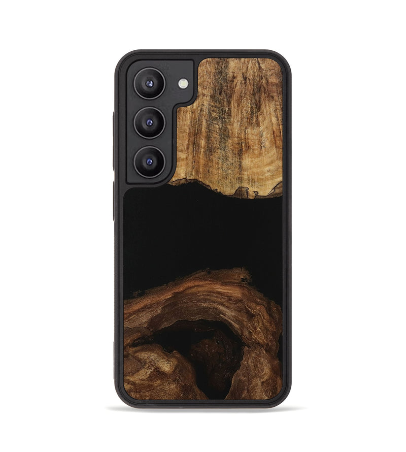 Galaxy S23 Wood Phone Case - Kaitlyn (Pure Black, 730767)