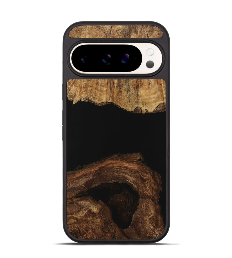 Pixel 9 Pro Wood Phone Case - Kaitlyn (Pure Black, 730767)