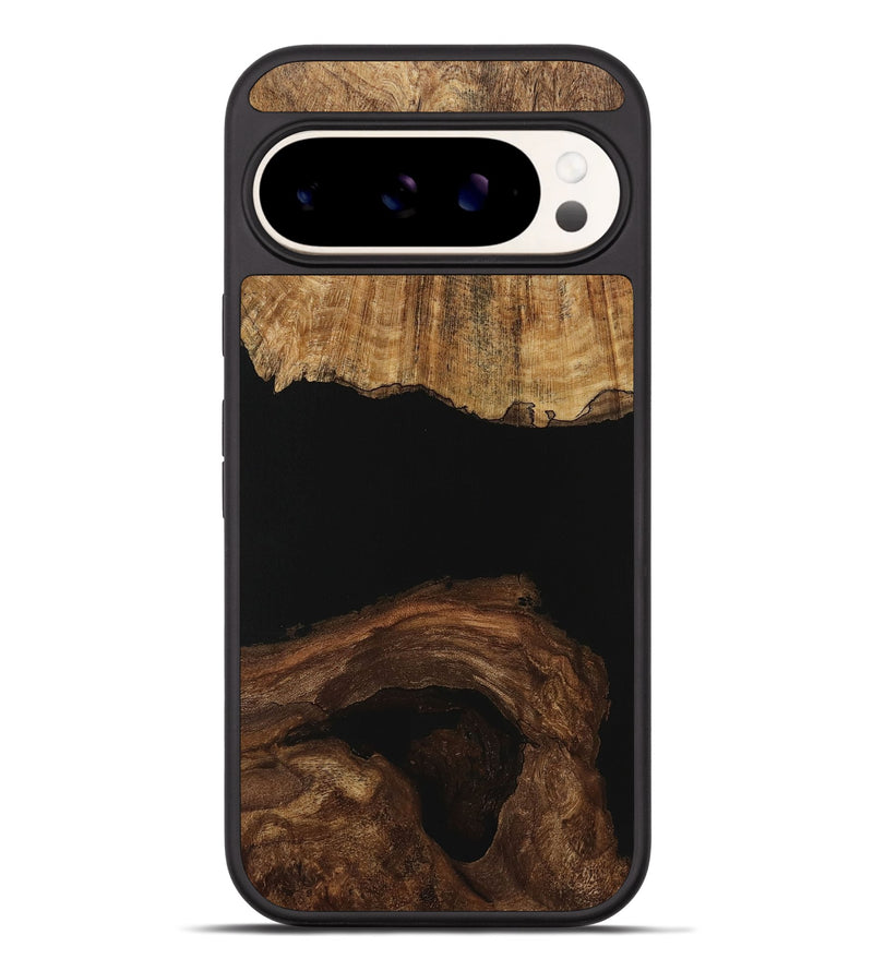 Pixel 9 Pro XL Wood Phone Case - Kaitlyn (Pure Black, 730767)