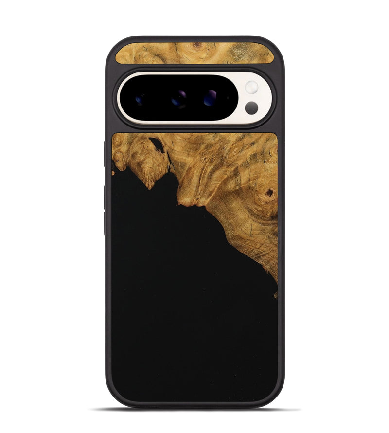 Pixel 9 Pro Wood Phone Case - Erla (Pure Black, 730768)