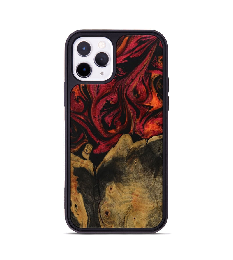 iPhone 11 Pro Wood Phone Case - Norm (Red, 730771)