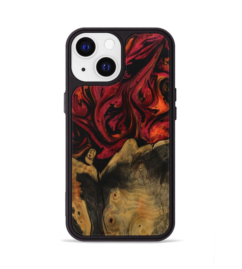 iPhone 13 Wood Phone Case - Norm (Red, 730771)