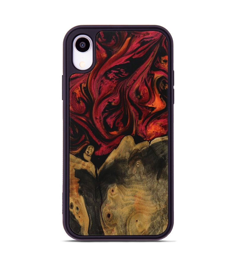 iPhone Xr Wood Phone Case - Norm (Red, 730771)