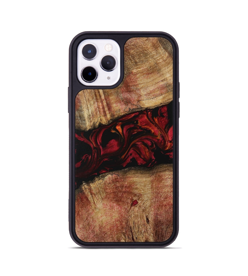 iPhone 11 Pro Wood Phone Case - Mercy (Red, 730772)