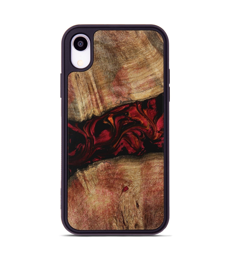 iPhone Xr Wood Phone Case - Mercy (Red, 730772)