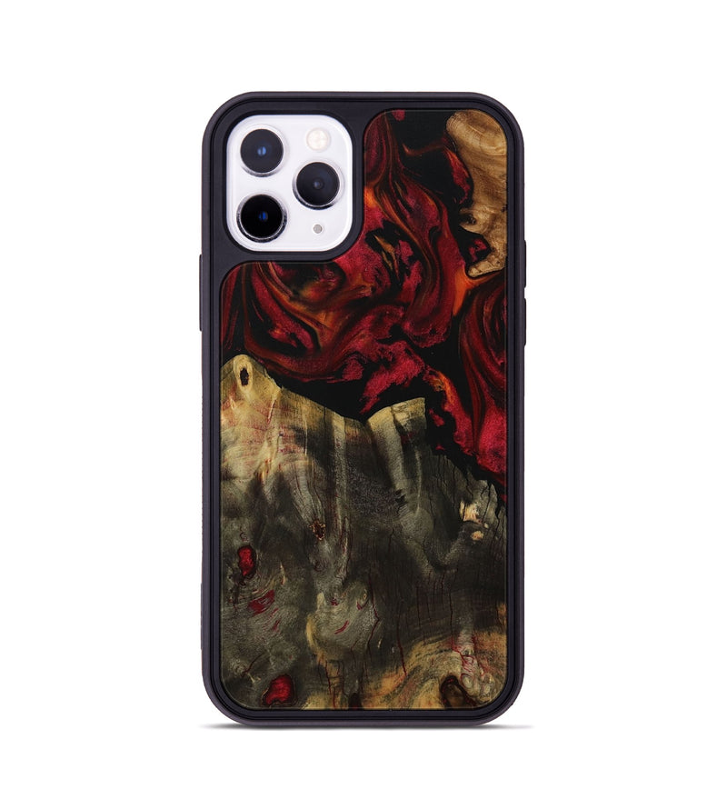 iPhone 11 Pro Wood Phone Case - Liuka (Red, 730773)