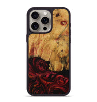 iPhone 15 Pro Max Wood Phone Case - Paqs (Red, 730782)