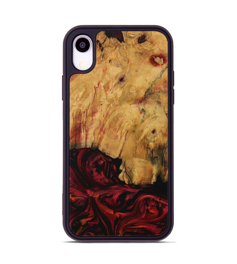 iPhone Xr Wood Phone Case - Paqs (Red, 730782)