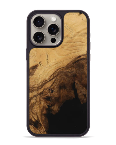 iPhone 15 Pro Max Wood Phone Case - Junette (Wood Burl, 730783)