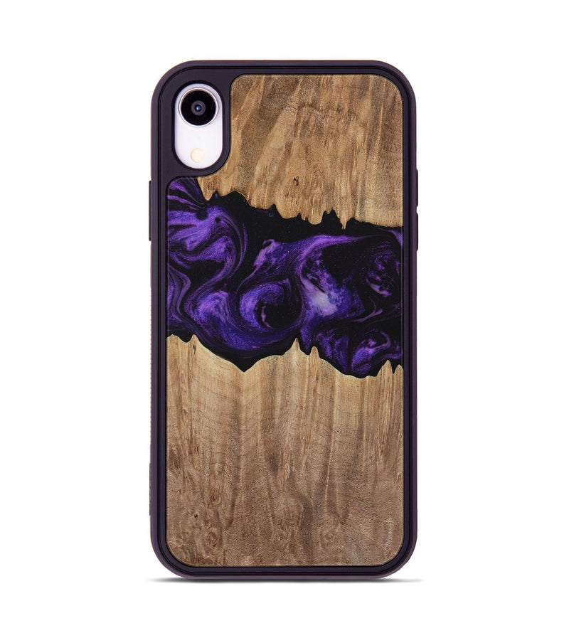 iPhone Xr Wood Phone Case - Saleem (Purple, 730784)