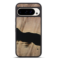 Pixel 9 Pro XL Wood Phone Case - Franza (Pure Black, 730798)