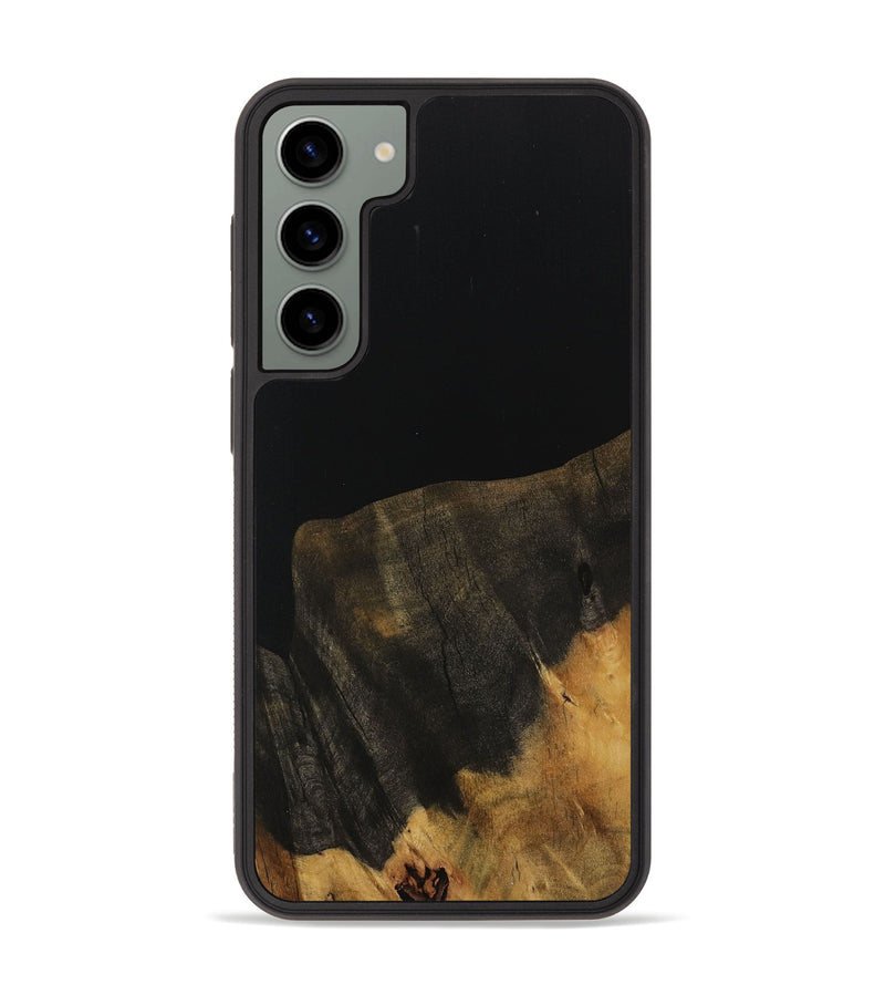 Galaxy S23 Plus Wood Phone Case - Russ (Pure Black, 730799)