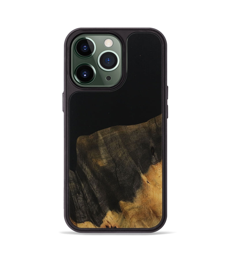 iPhone 13 Pro Wood Phone Case - Russ (Pure Black, 730799)