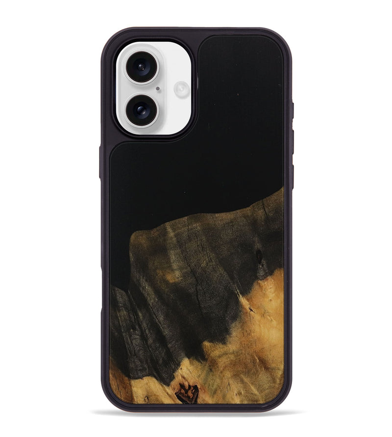 iPhone 16 Plus Wood Phone Case - Russ (Pure Black, 730799)