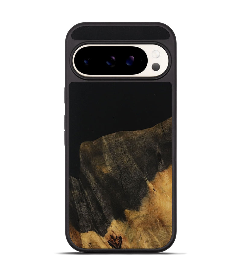 Pixel 9 Wood Phone Case - Russ (Pure Black, 730799)