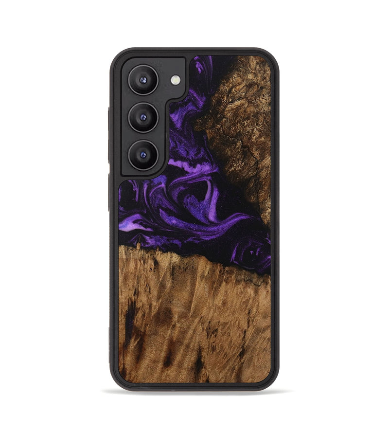 Galaxy S23 Wood Phone Case - Jacky (Purple, 730806)