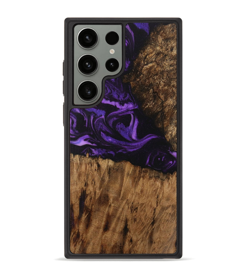 Galaxy S23 Ultra Wood Phone Case - Jacky (Purple, 730806)