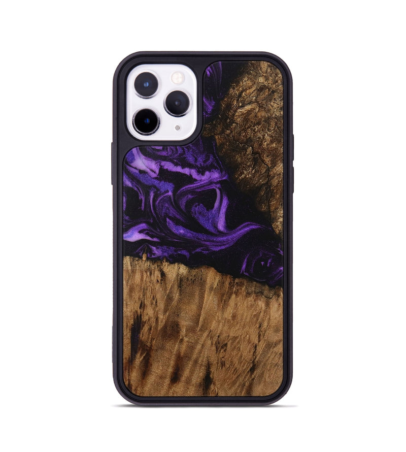 iPhone 11 Pro Wood Phone Case - Jacky (Purple, 730806)