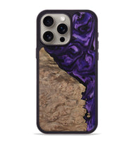 iPhone 15 Pro Max Wood Phone Case - Lorenzo (Purple, 730815)