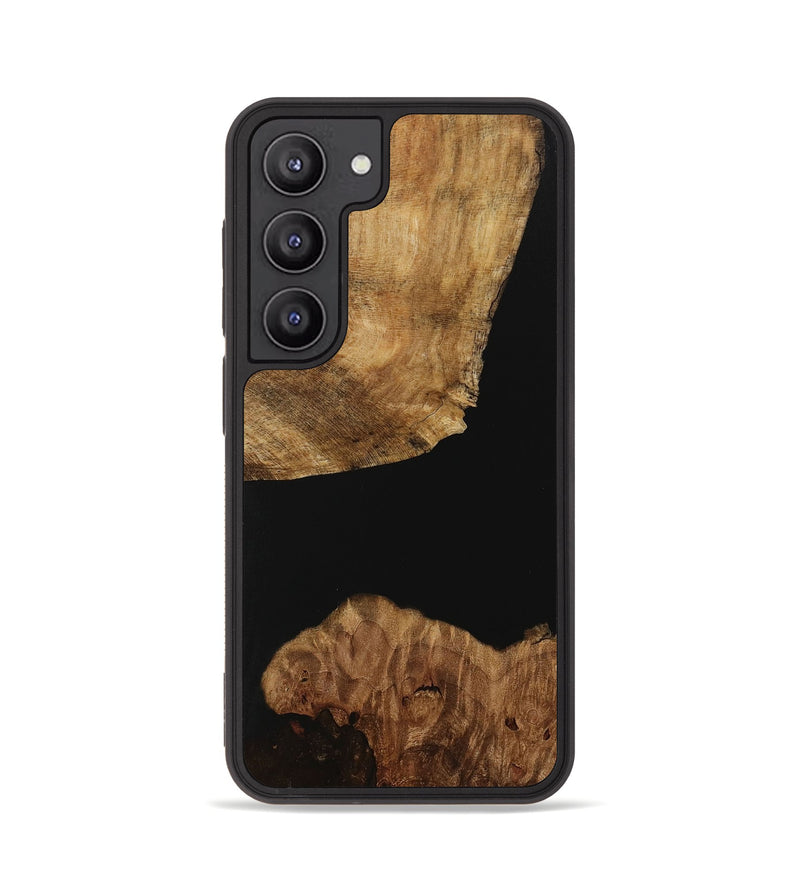 Galaxy S23 Wood Phone Case - Jalon (Pure Black, 730821)