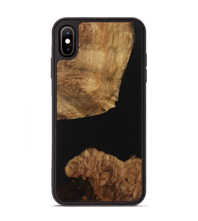 iPhone Xs Max Wood Phone Case - Jalon (Pure Black, 730821)