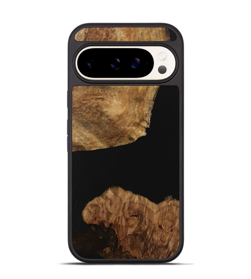 Pixel 9 Wood Phone Case - Jalon (Pure Black, 730821)