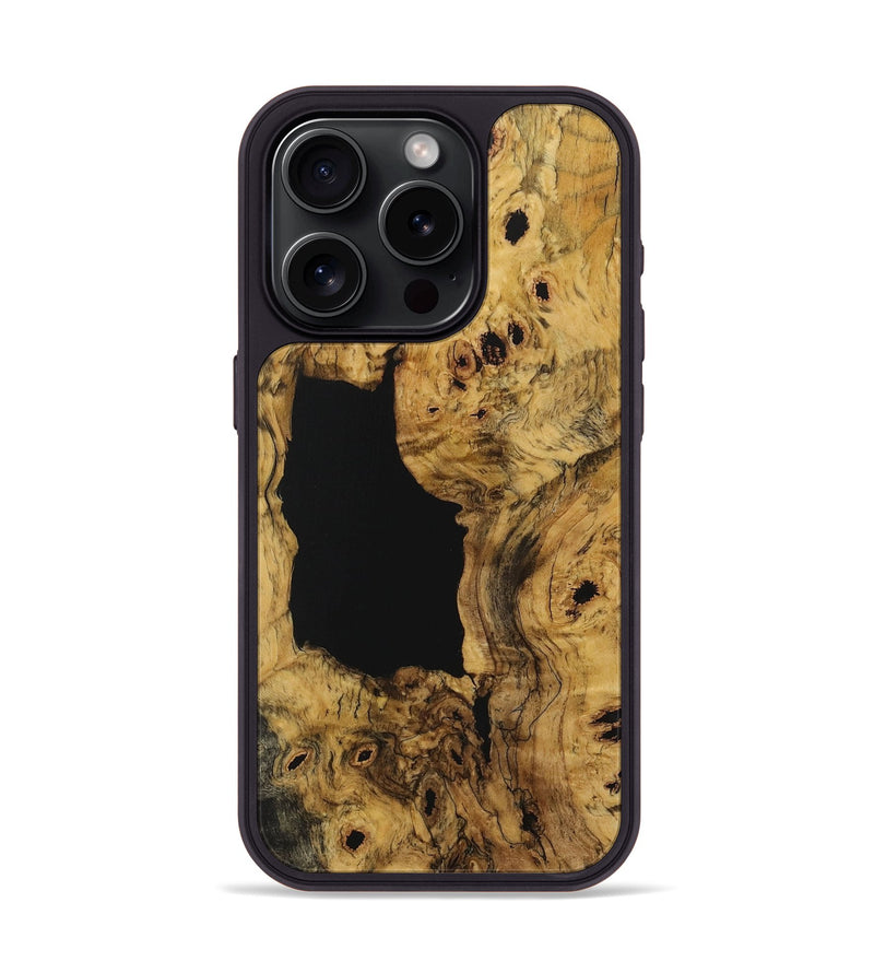 iPhone 15 Pro Wood Phone Case - Azul (Wood Burl, 730825)