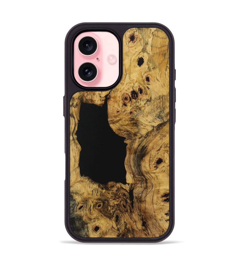 iPhone 16 Wood Phone Case - Azul (Wood Burl, 730825)