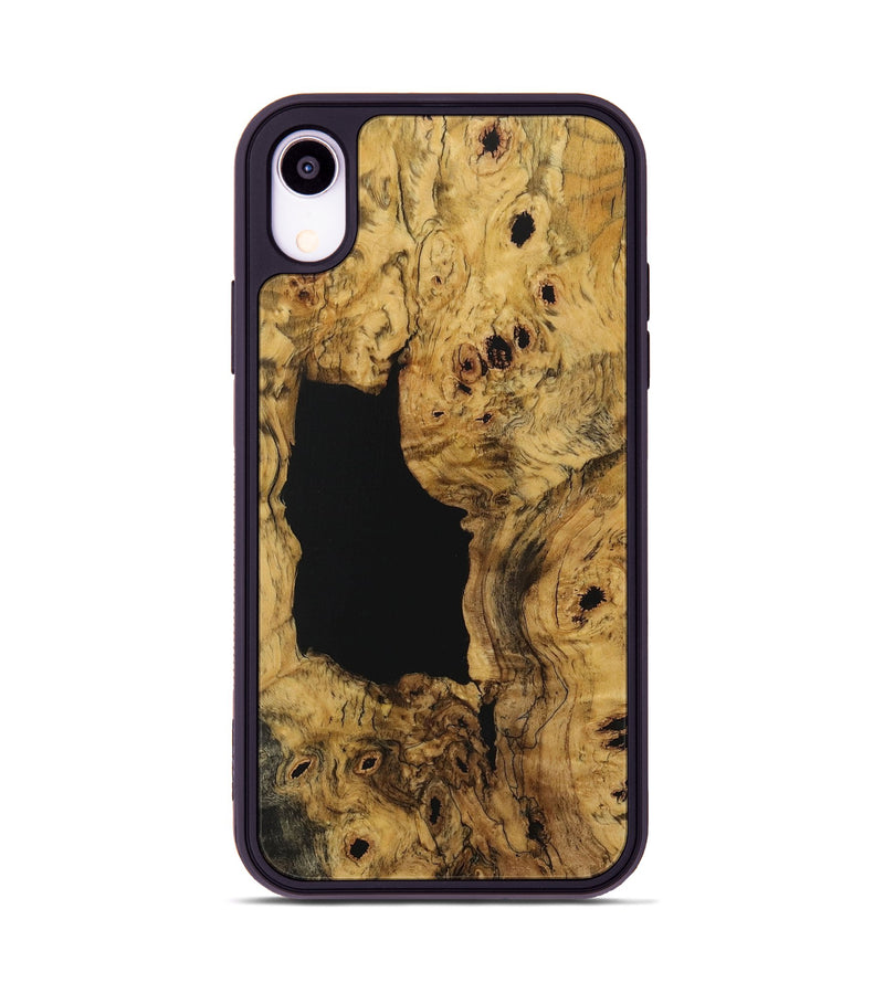 iPhone Xr Wood Phone Case - Azul (Wood Burl, 730825)