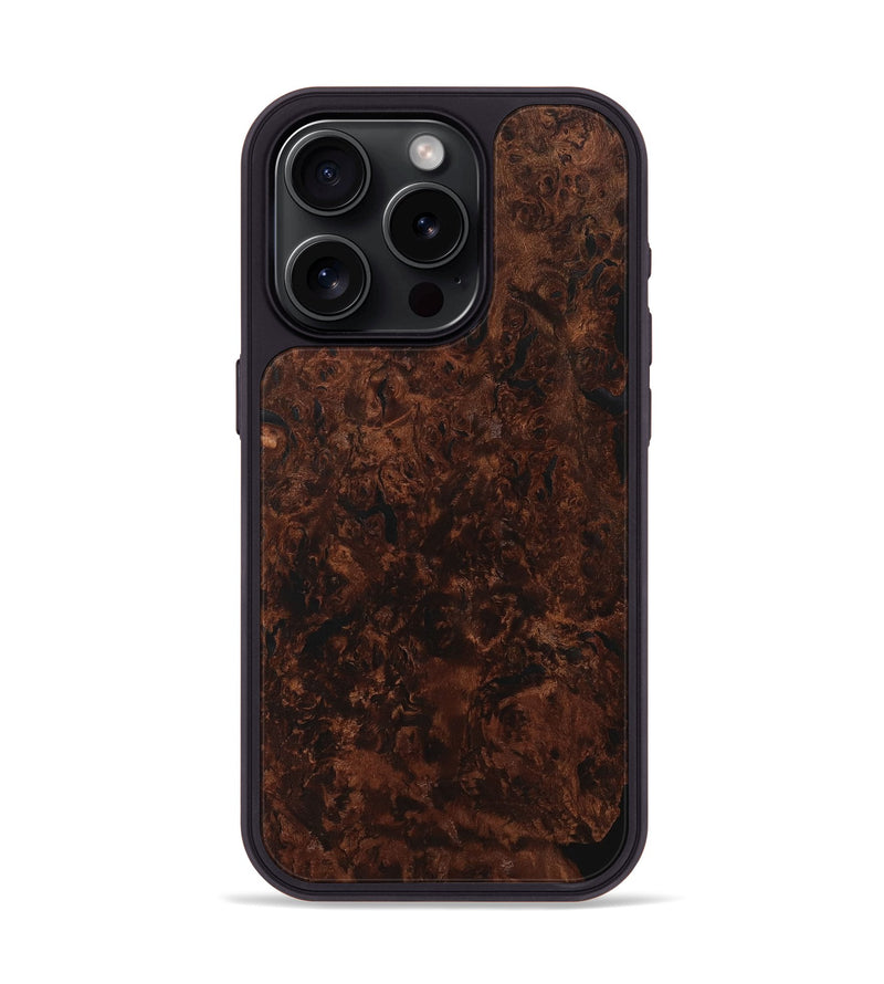 iPhone 15 Pro Wood Phone Case - Andee (Wood Burl, 730826)