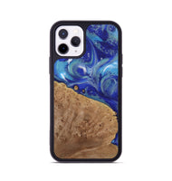 iPhone 11 Pro Wood Phone Case - Briley (Blue, 730828)