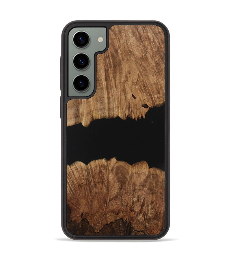 Galaxy S23 Plus Wood Phone Case - Colm (Pure Black, 730829)