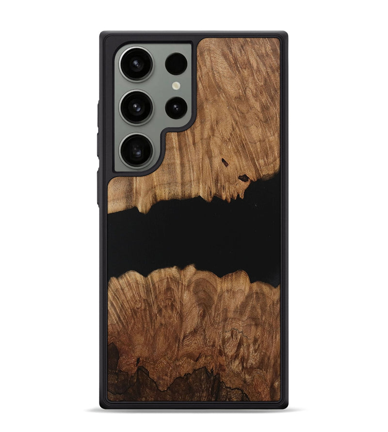 Galaxy S24 Ultra Wood Phone Case - Colm (Pure Black, 730829)