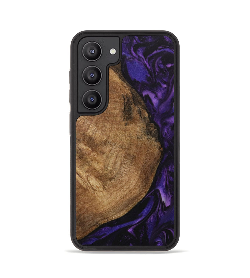 Galaxy S23 Wood Phone Case - Marshal (Purple, 730833)