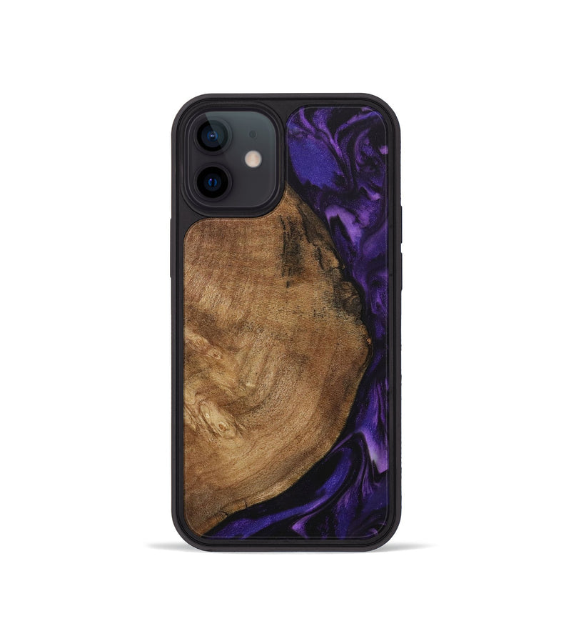 iPhone 12 mini Wood Phone Case - Marshal (Purple, 730833)