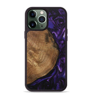 iPhone 13 Pro Max Wood Phone Case - Marshal (Purple, 730833)