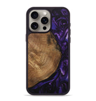 iPhone 15 Pro Max Wood Phone Case - Marshal (Purple, 730833)