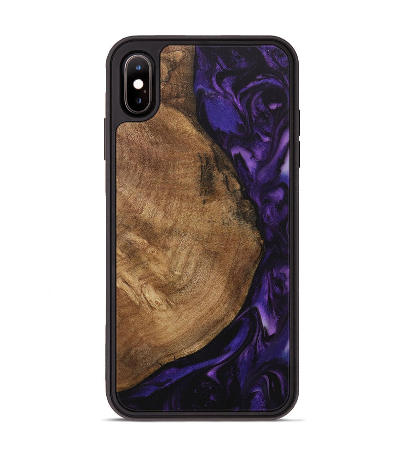 iPhone Xs Max Wood Phone Case - Marshal (Purple, 730833)