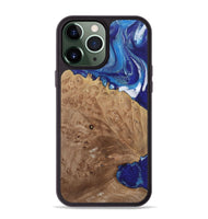 iPhone 13 Pro Max Wood Phone Case - Luan (Blue, 730839)