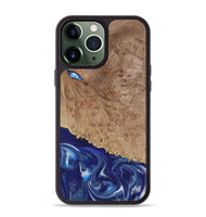 iPhone 13 Pro Max Wood Phone Case - Volney (Blue, 730842)