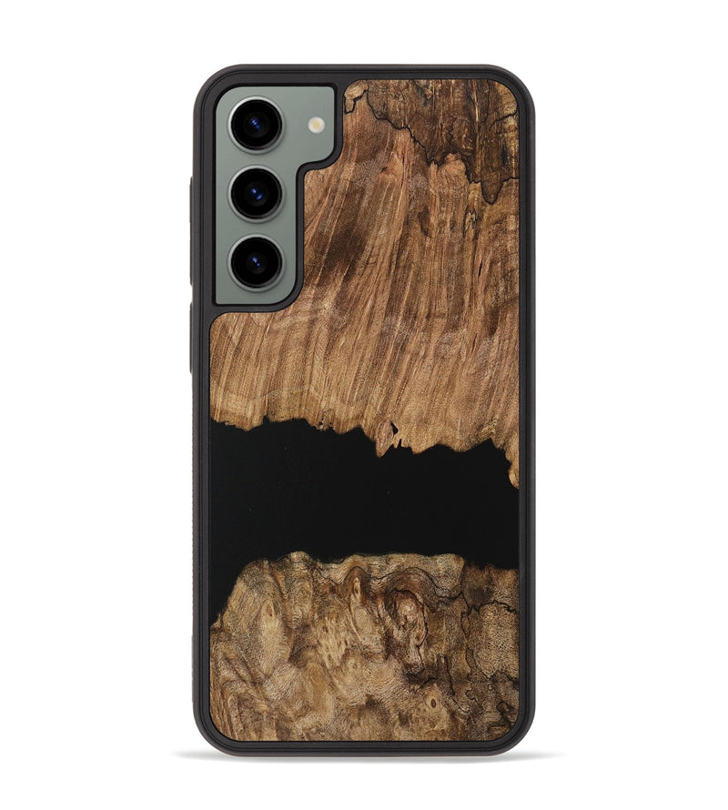 Galaxy S23 Plus Wood Phone Case - Delaney (Pure Black, 730848)