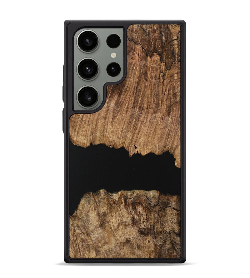 Galaxy S24 Ultra Wood Phone Case - Delaney (Pure Black, 730848)