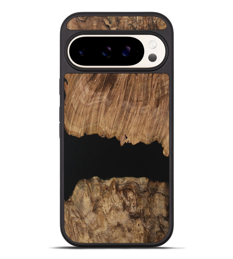 Pixel 9 Pro XL Wood Phone Case - Delaney (Pure Black, 730848)