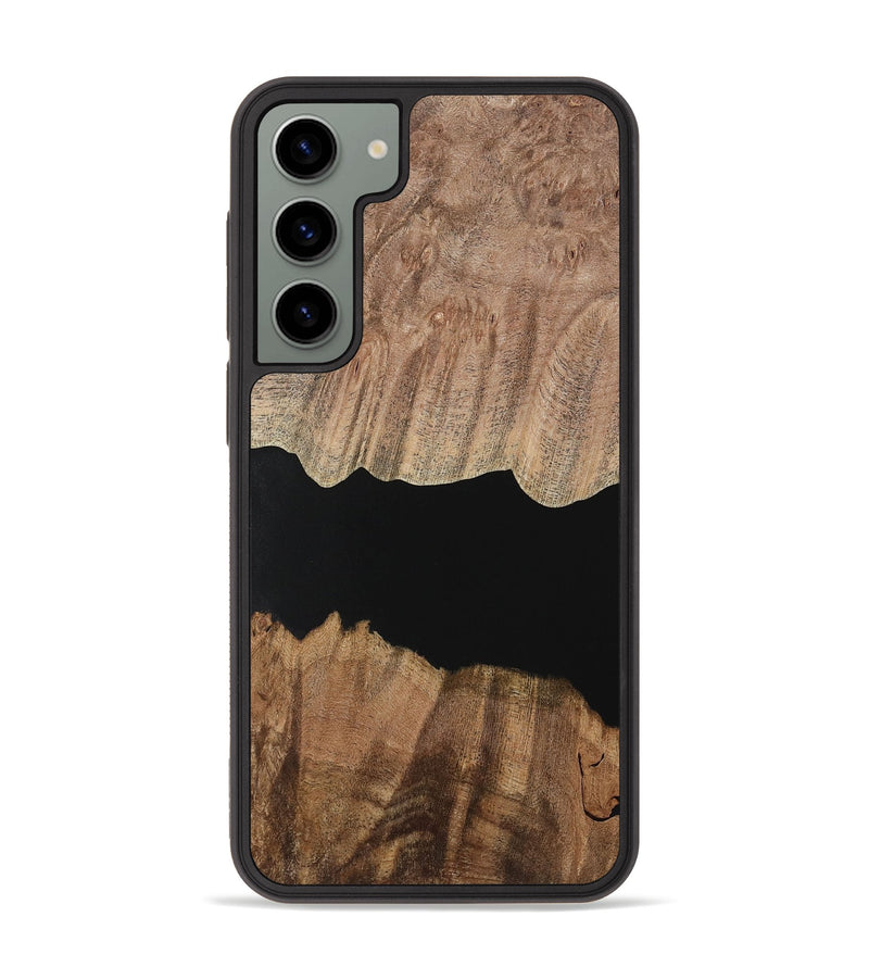 Galaxy S23 Plus Wood Phone Case - Jolanda (Pure Black, 730849)