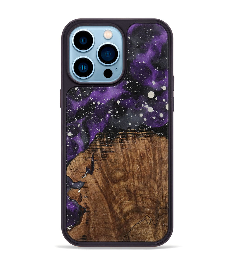 iPhone 14 Pro Max Wood Phone Case - Qafi (Cosmos, 730852)