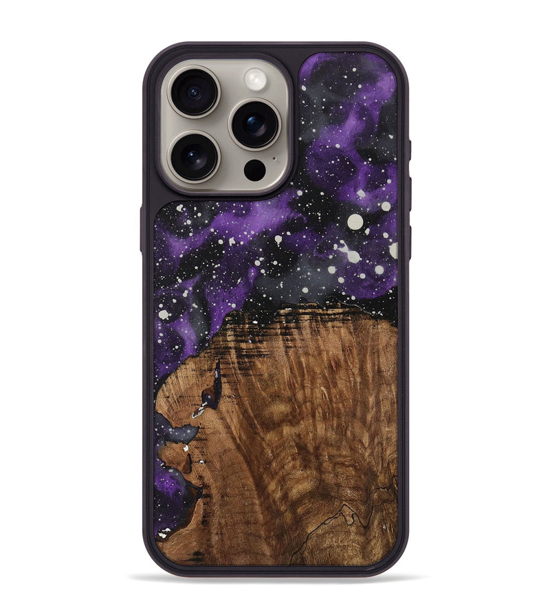 iPhone 15 Pro Max Wood Phone Case - Qafi (Cosmos, 730852)