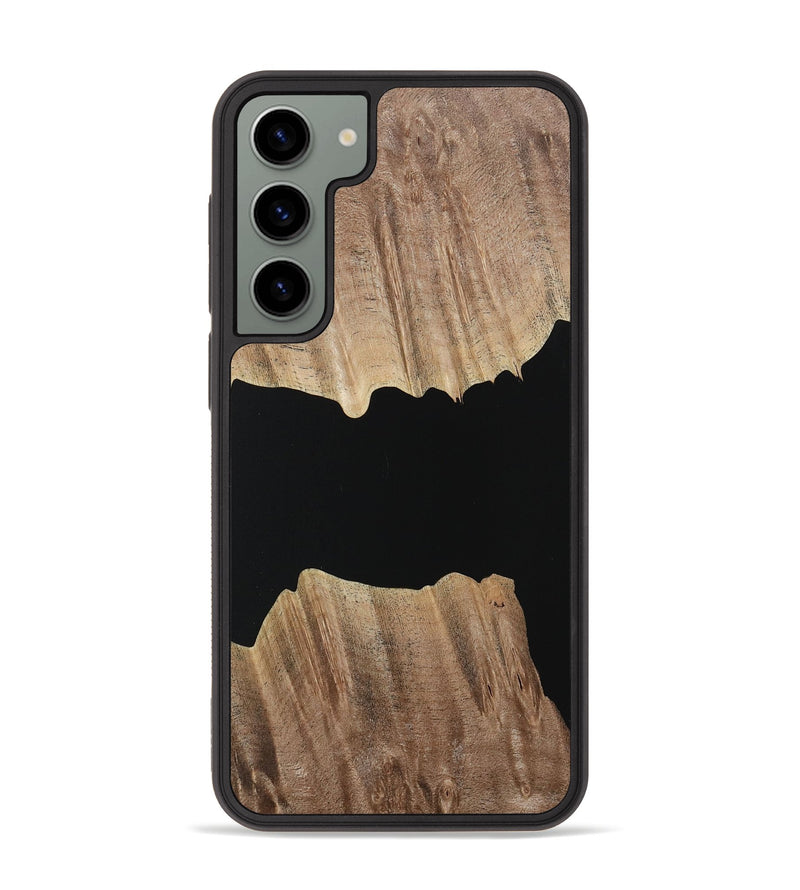 Galaxy S23 Plus Wood Phone Case - Hulda (Pure Black, 730854)