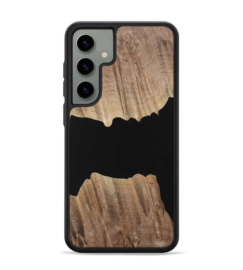 Galaxy S24 Plus Wood Phone Case - Hulda (Pure Black, 730854)